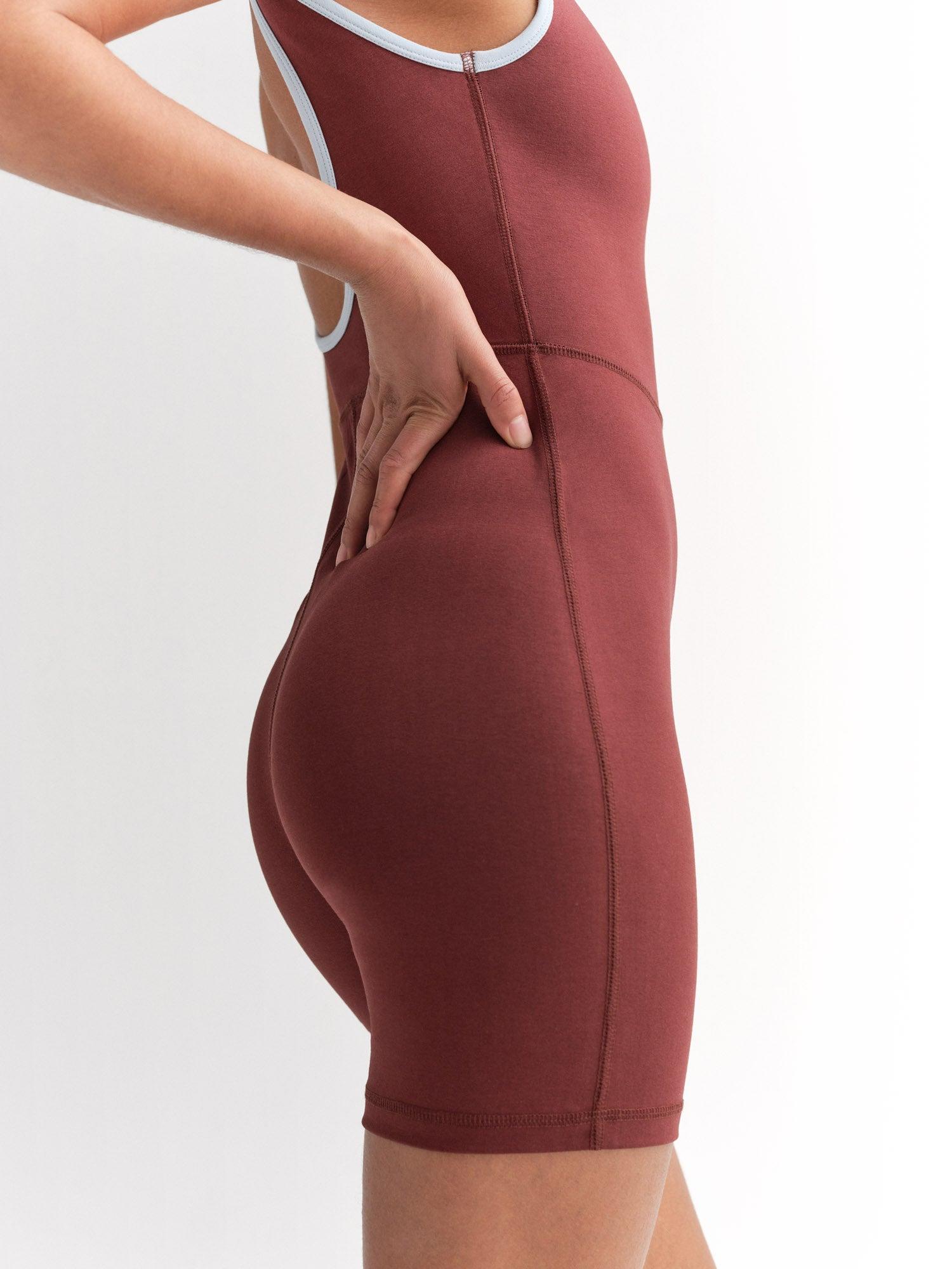 Organic Stretch Contrast Unitard Female Product Image