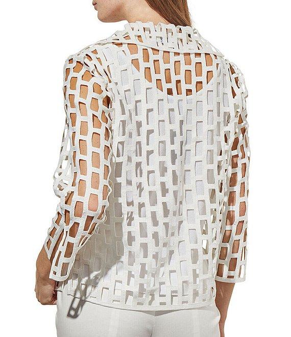 Ming Wang Scoop Neck Sleeveless Side Slit Knit Tank Top Product Image