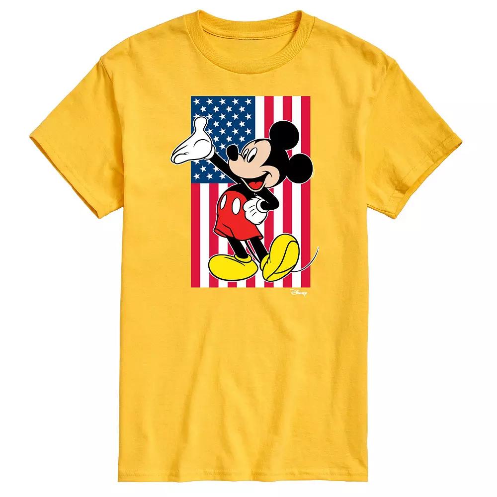 Disney's Mickey Mouse Men's Flag Graphic Tee,  Product Image