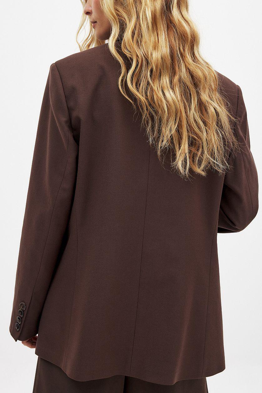 Regular Blazer With Overlap Product Image