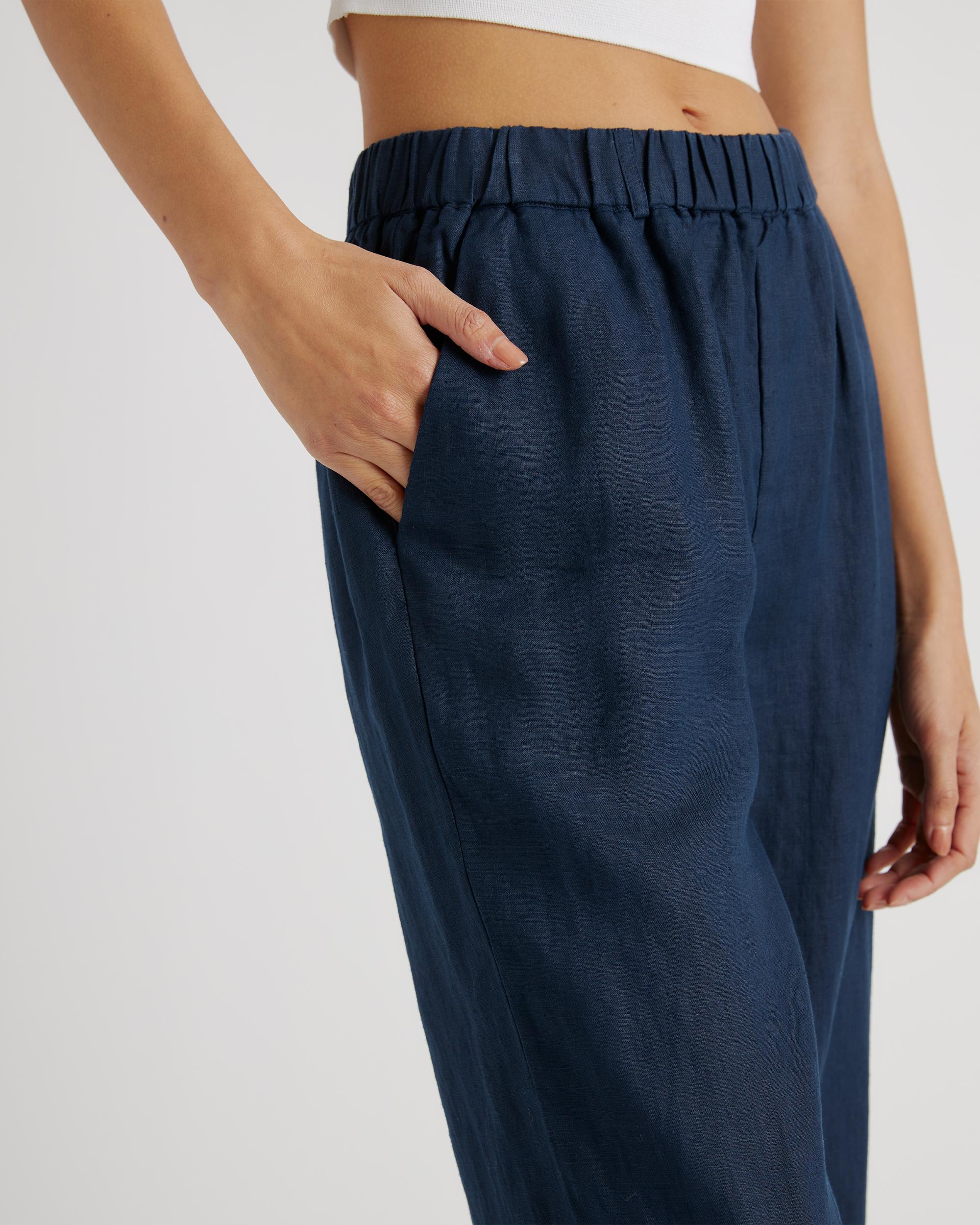 Quince | Women's 100% European Linen Pants Product Image
