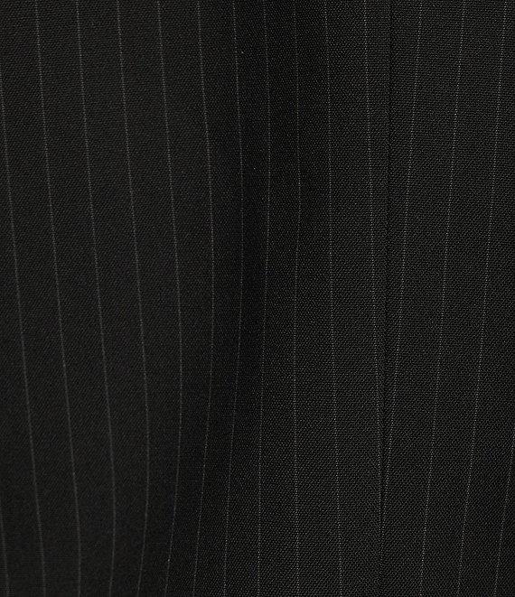 Calvin Klein Pin Stripe Novelty V-Neck Button Front Vest Product Image