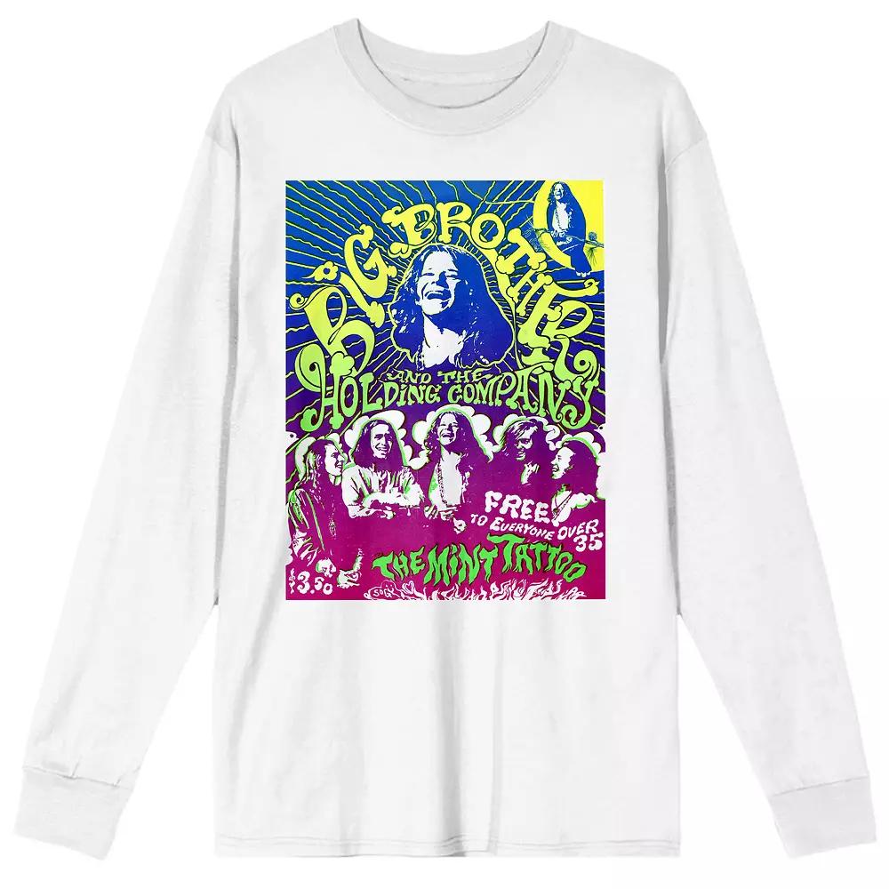 Men's Bioworld Big Brother And The Holding Company Psychedelic Poster Long Sleeve Graphic Tee,  Product Image