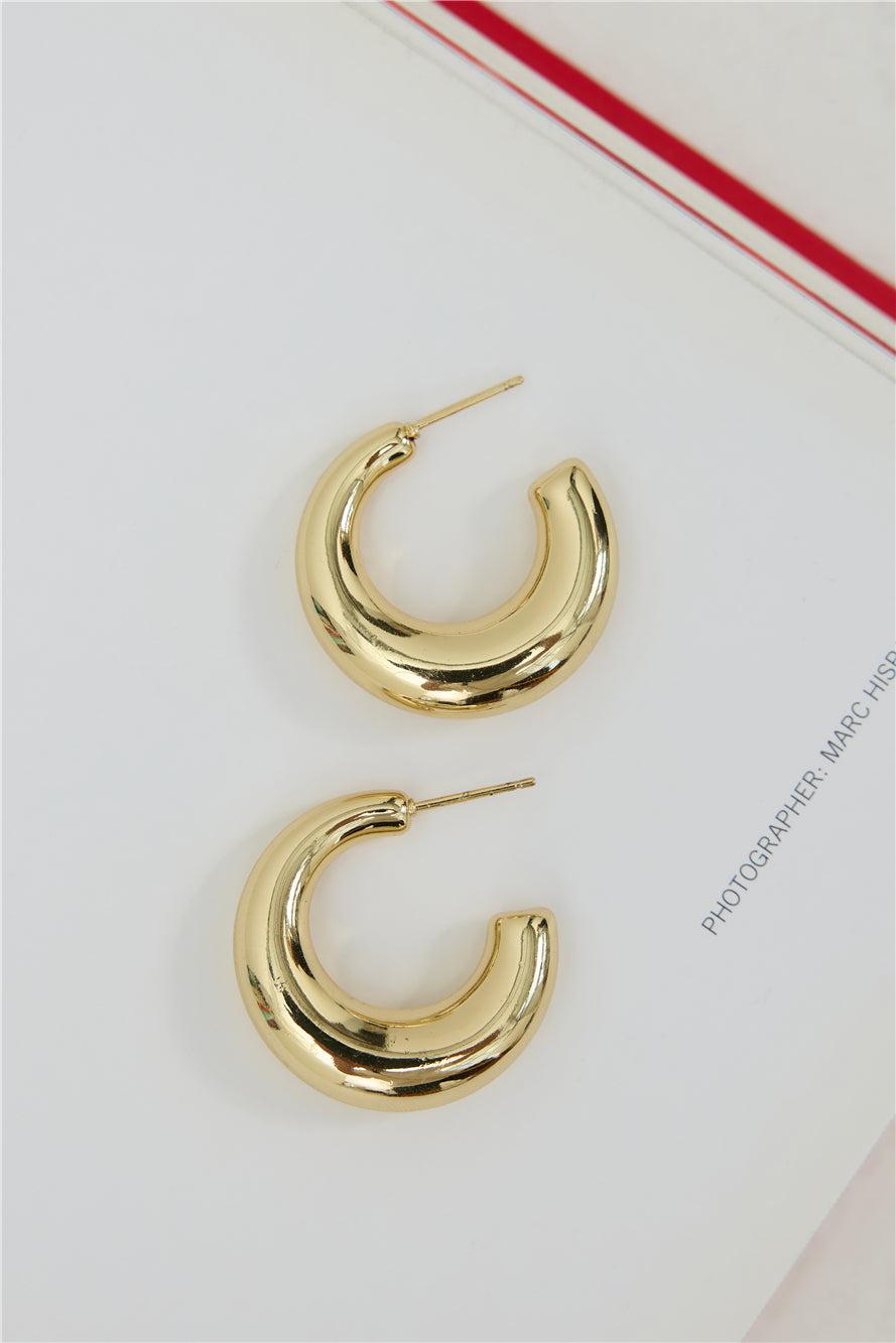 Thalassa Hoop Earrings Gold Product Image