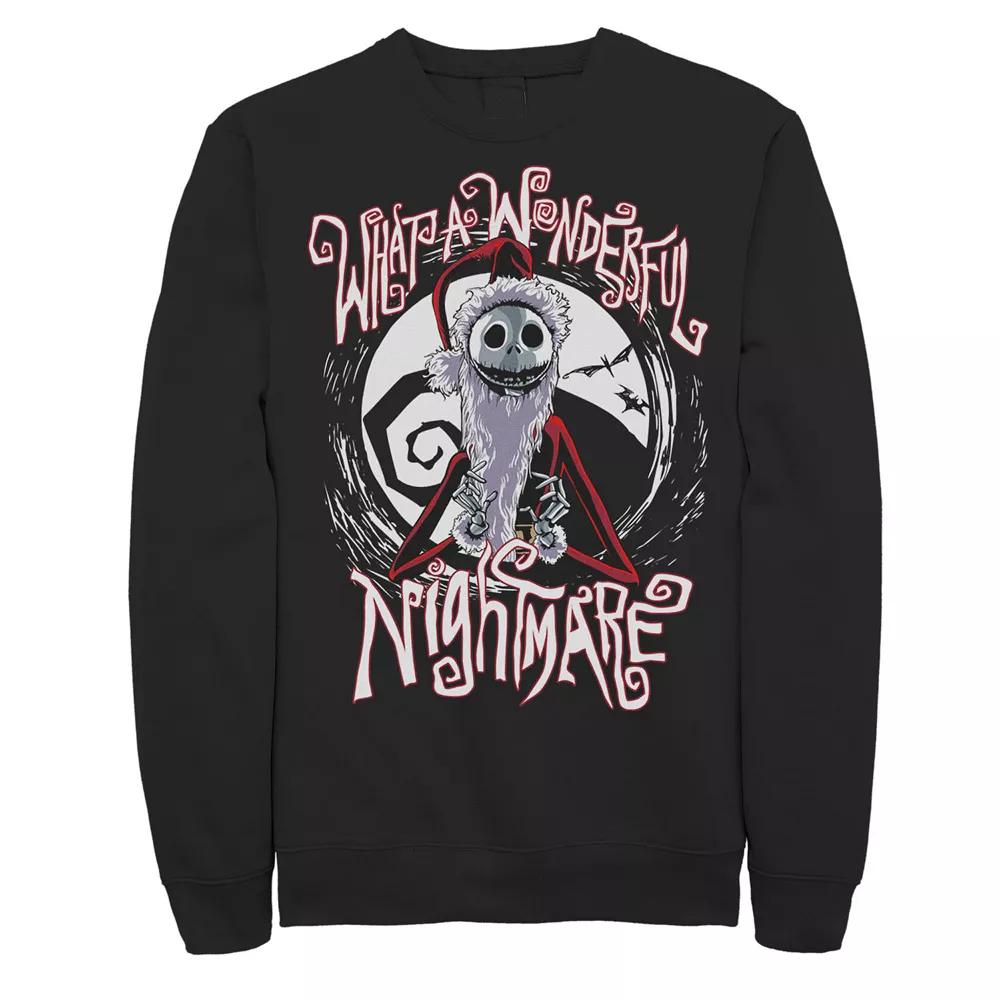 Disney's The Nightmare Before Christmas Jack Skellington Men's Santa Claus Sweatshirt,  Product Image