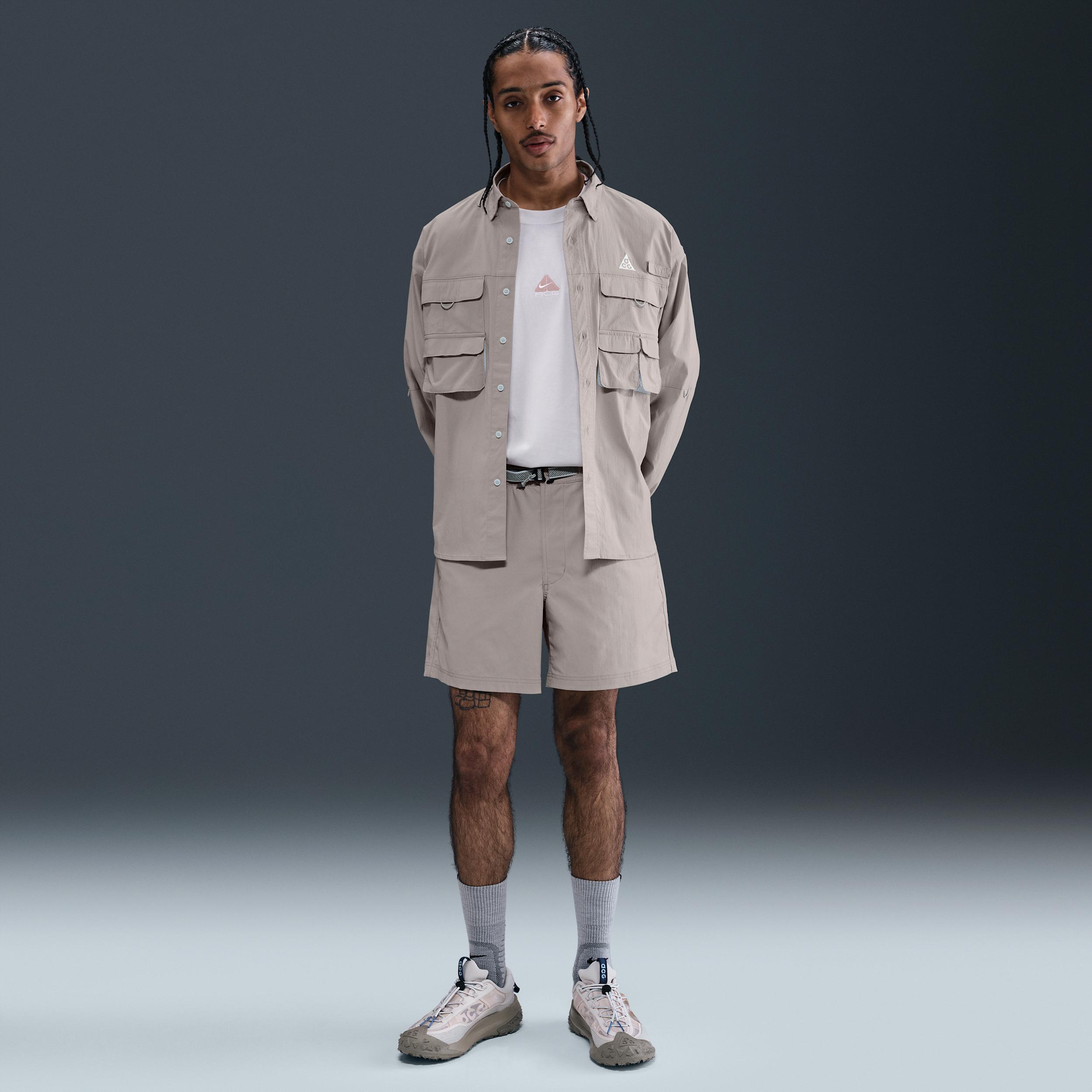 Mens Nike ACG Orb Weaver Dri-FIT ADV UV Long-Sleeve Shirt | HJ2465-009 Product Image