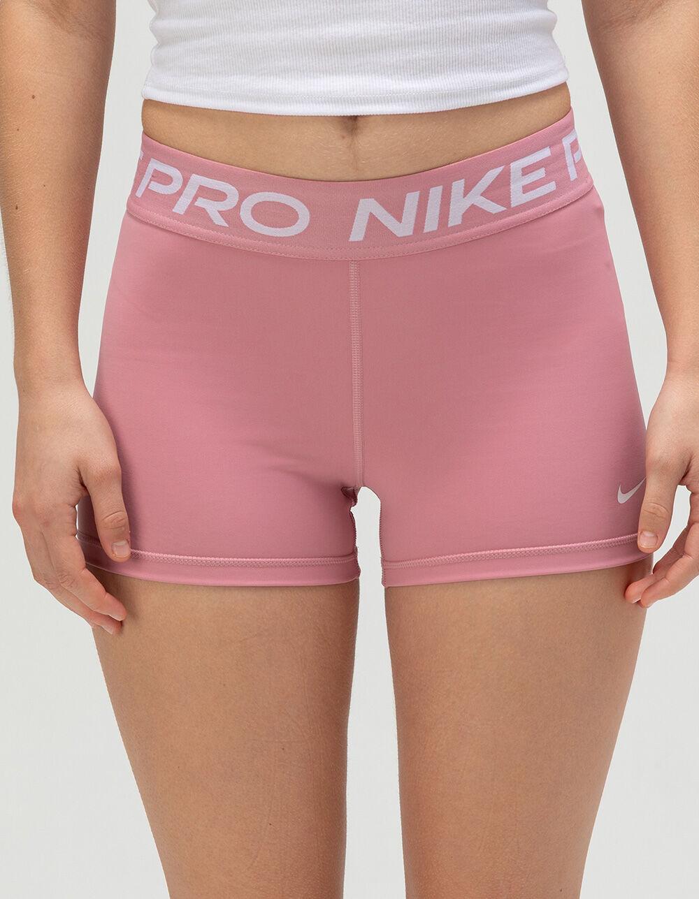 NIKE Pro Womens Compression Shorts - MAUVE Product Image