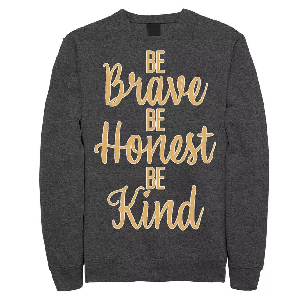 Men's Fifth Sun "Be Brave Be Honest Be Kind" Stacked Sweatshirt,  Product Image