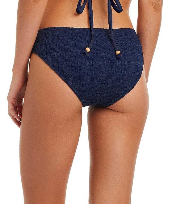 Jessica Simpson Boho Jacquard Side Ring Hipster Swim Bottom Product Image