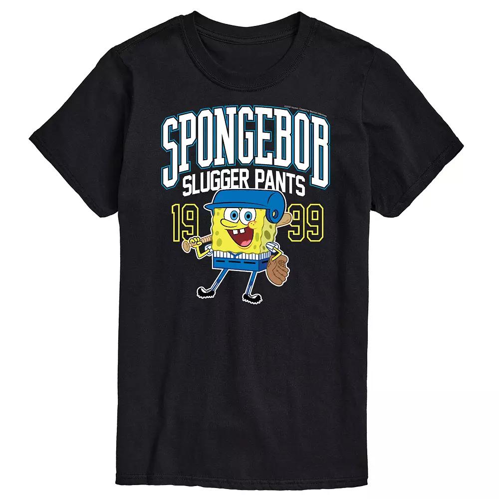 Men's SpongeBob SquarePants Slugger Pants Tee,  Product Image