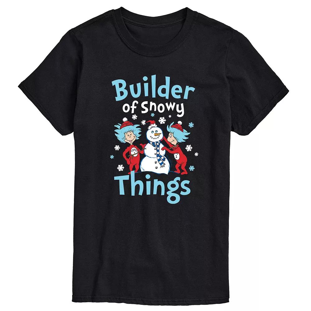 Men's Dr. Seuss Builder of Snowy Things Tee,  Product Image