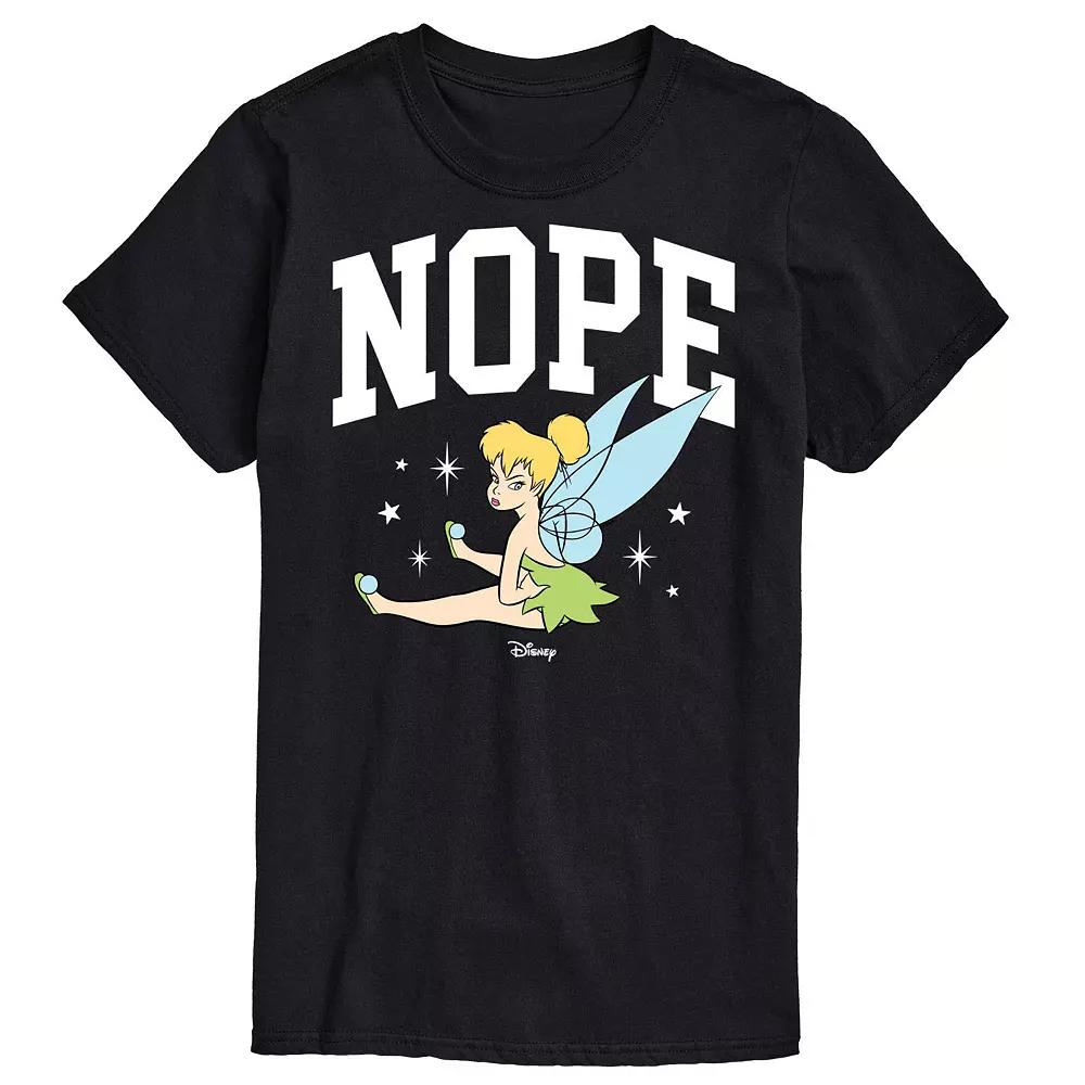 Disney's Tinker Bell Big & Tall Nope Graphic Tee, Men's,  Product Image