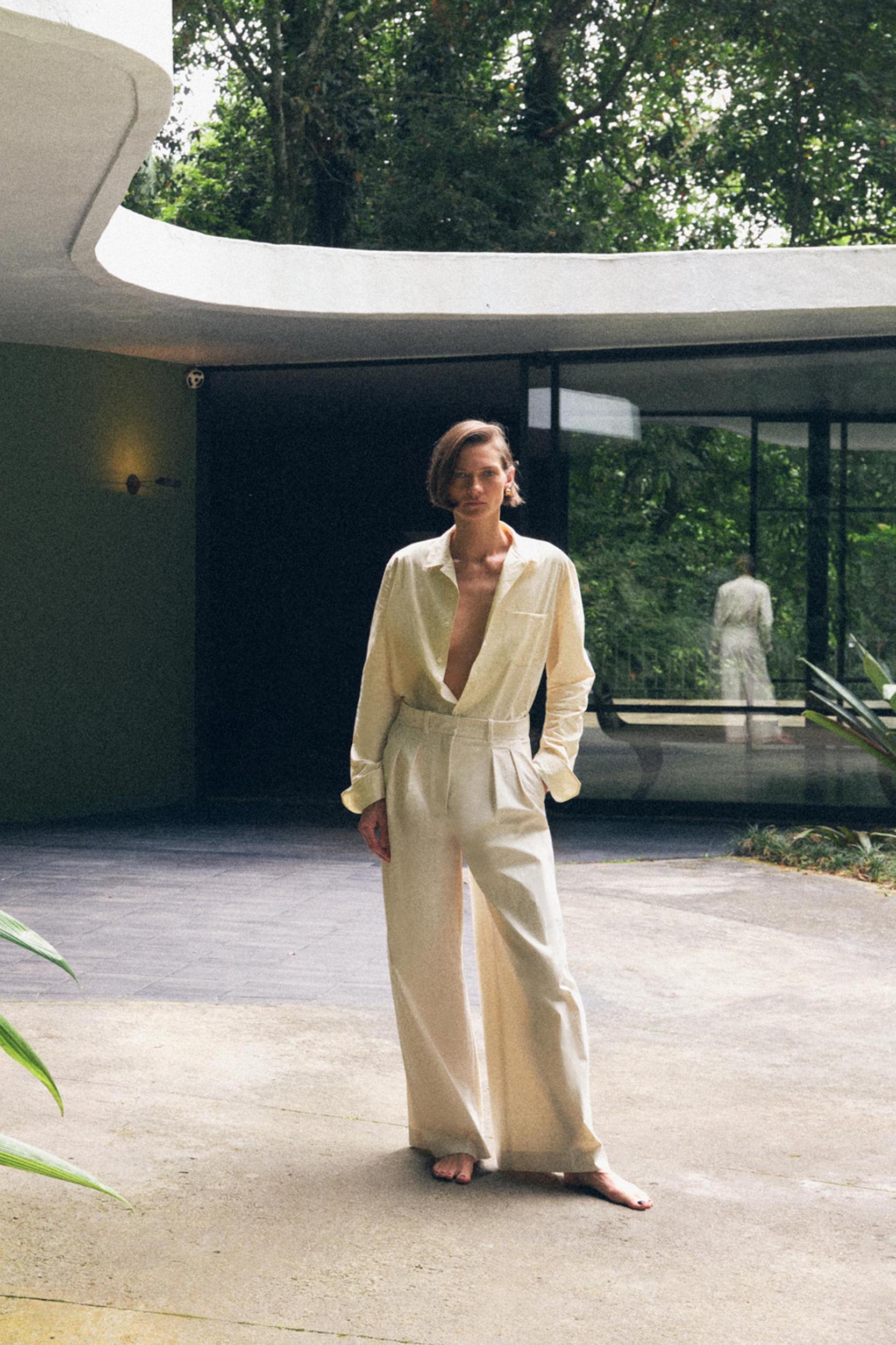 PLEATED PANTS ZW COLLECTION Product Image