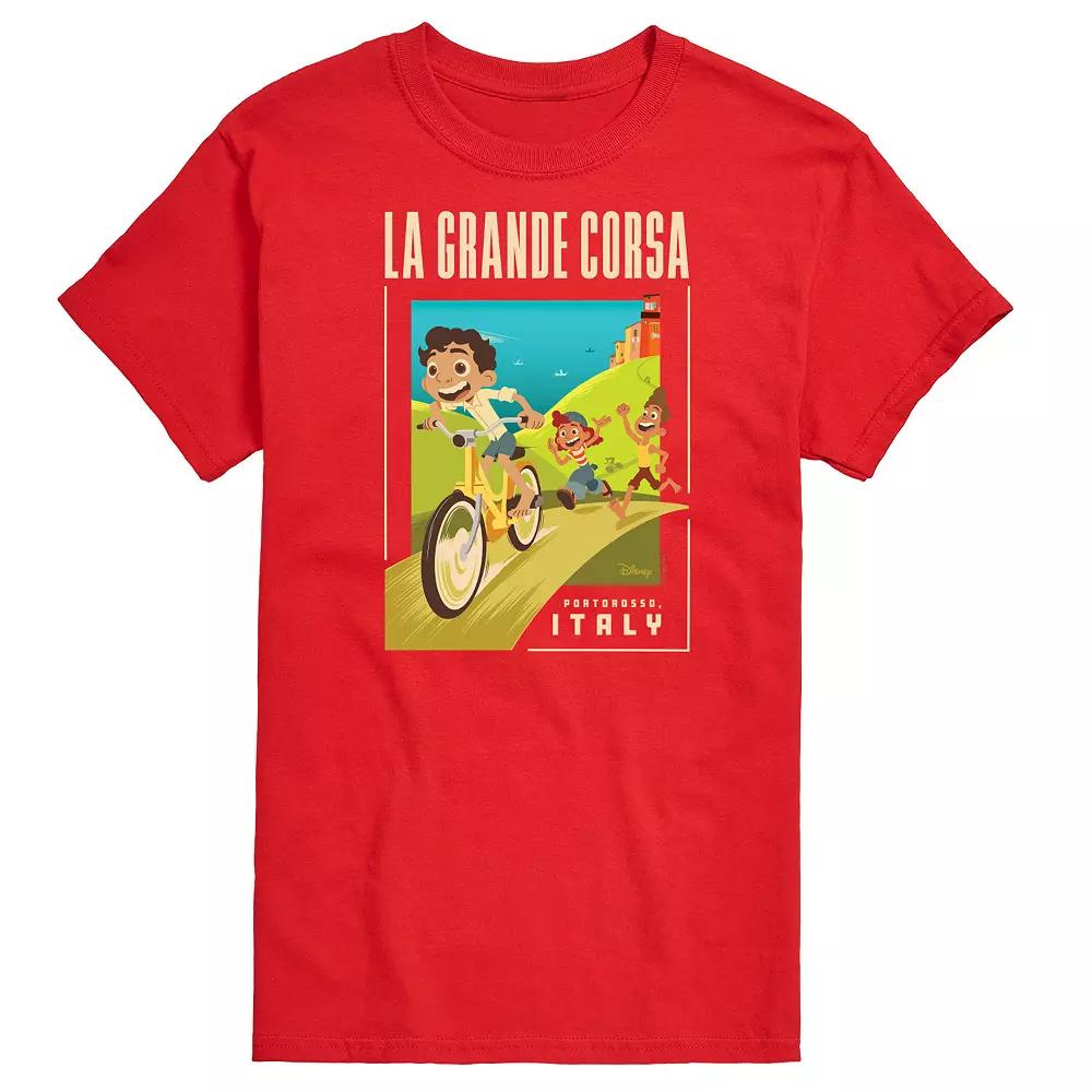 Disney / Pixar's Luca Big & Tall La Grande Postcard Graphic Tee, Men's,  Product Image