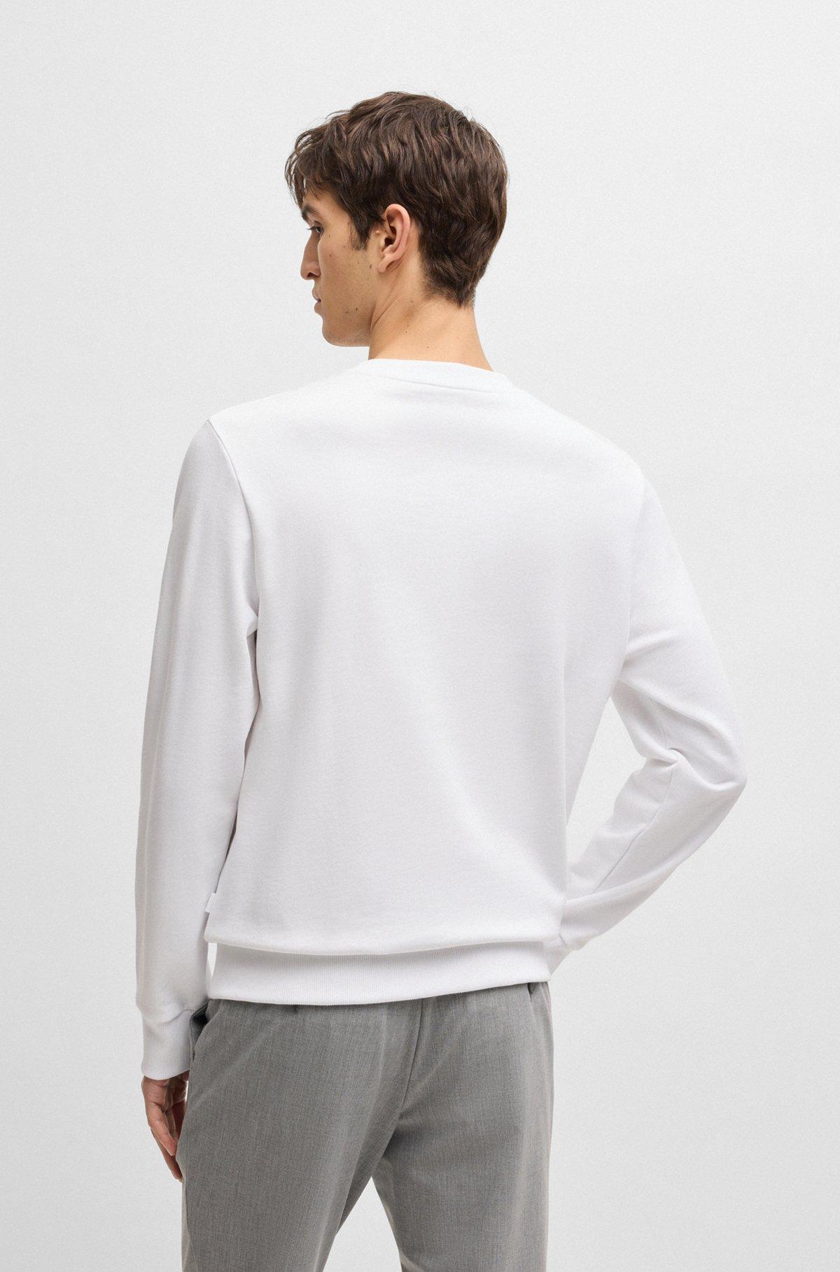 Cotton-terry sweatshirt with logo detail Product Image