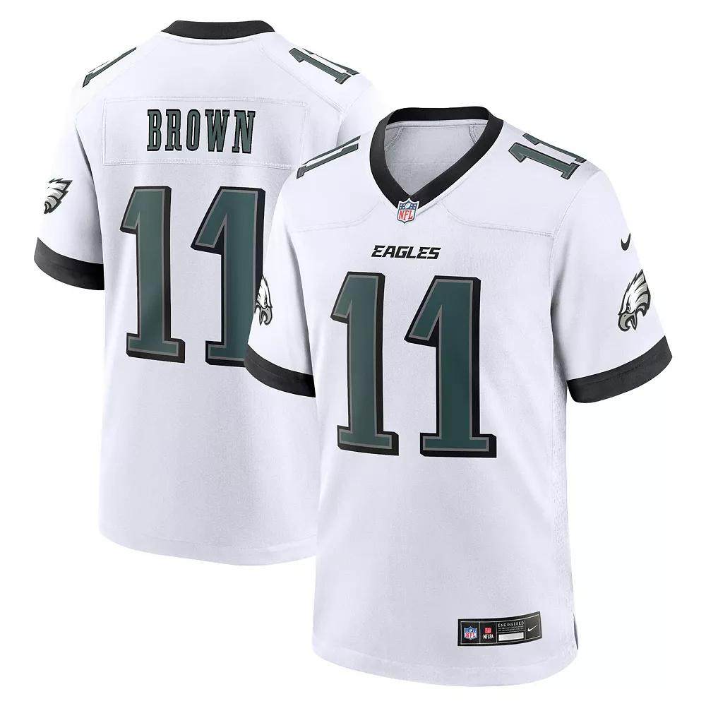 Men's Nike A.J. Brown White Philadelphia Eagles White Game Jersey,  Product Image