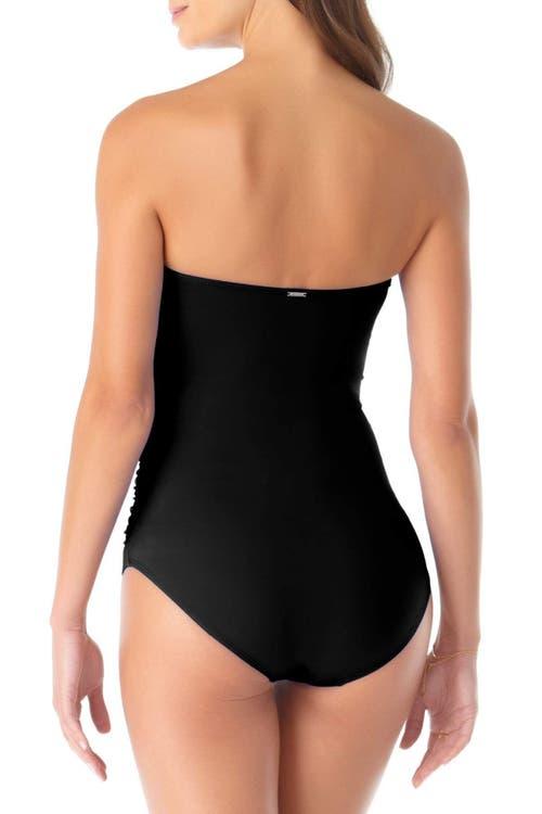 Anne Cole Women's Twist Front Shirred One Piece Swimsuit Product Image