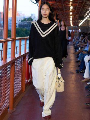 Crinkle-Finish Tailored Drapey Pant Product Image