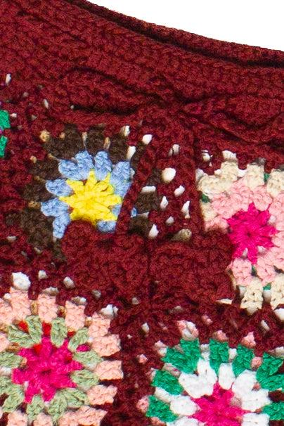 Granny Square Crochet Shorts Product Image