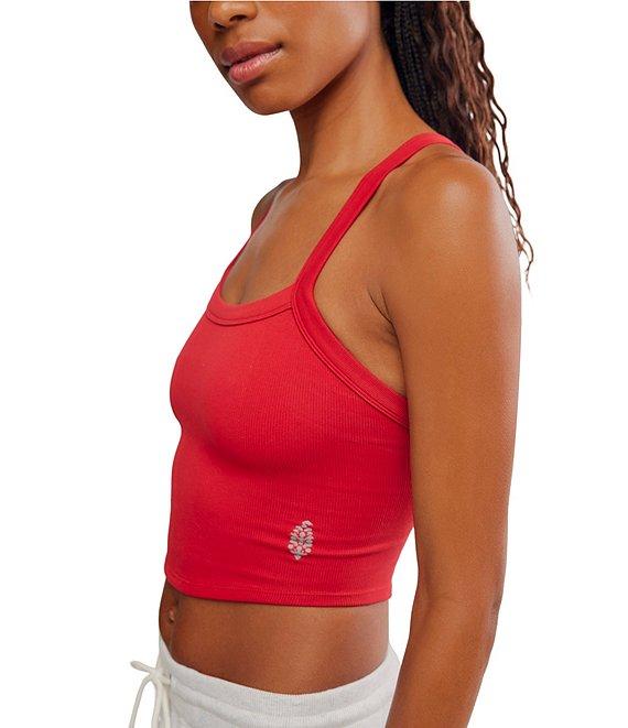 Free People FP Movement All Clear Solid Scoop Neckline Sleeveless Cami Product Image