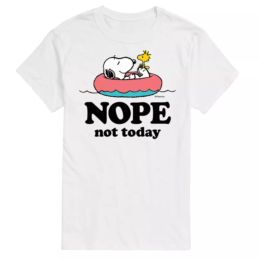 Men's Peanuts Snoopy Nope Not Today Graphic Tee,  Product Image