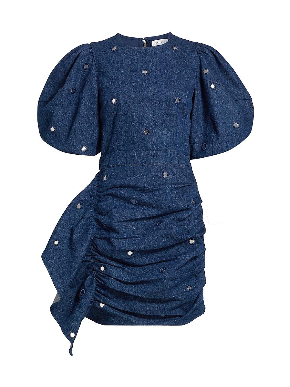 Womens Pia Denim Embellished Minidress Product Image