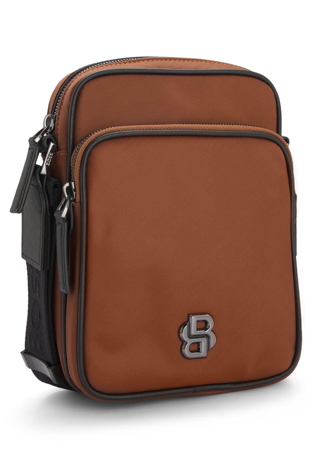 Twill reporter bag with Double B monogram Product Image