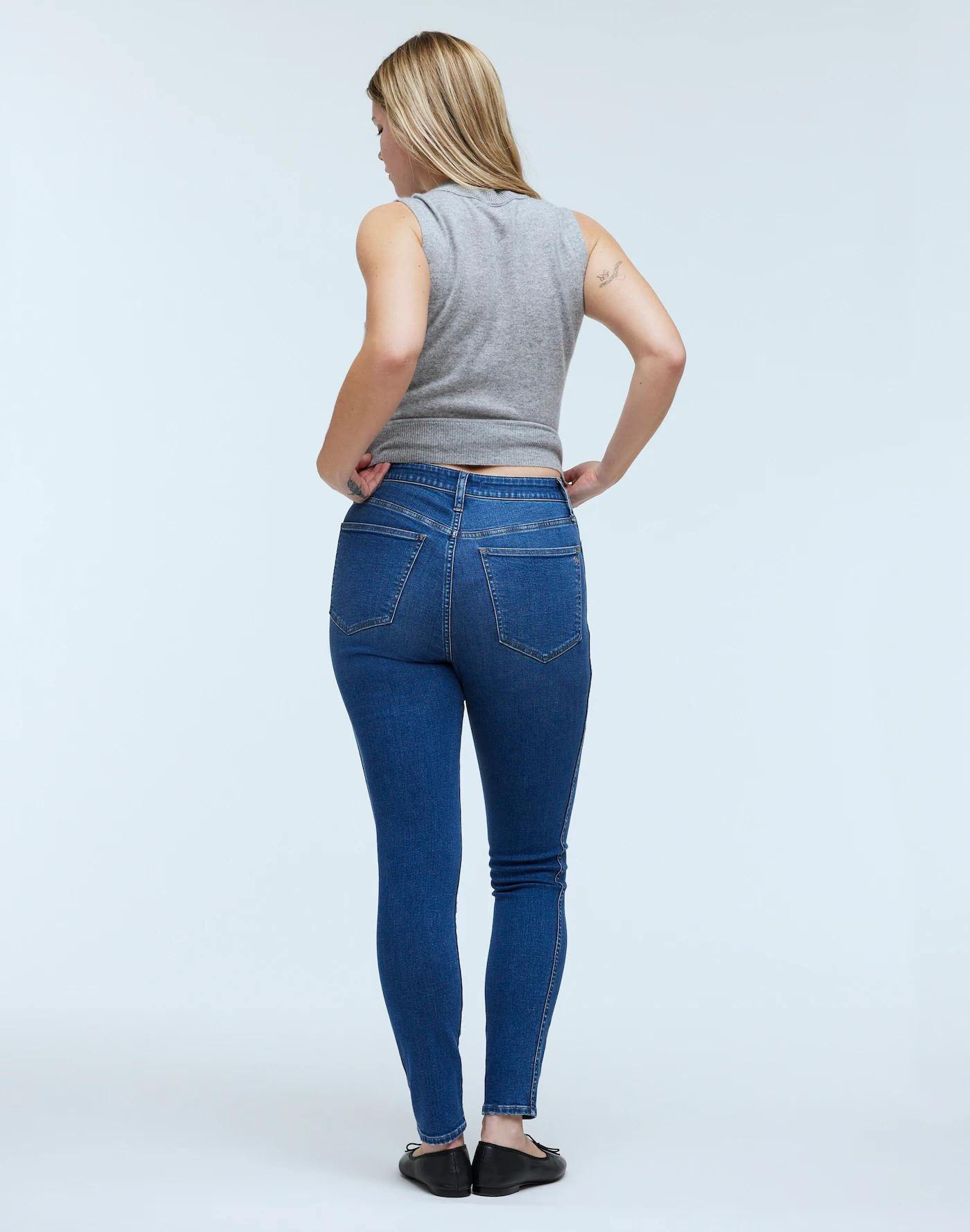 Tall Curvy 10" High-Rise Roadtripper Authentic Skinny Jeans in Faulkner Wash Product Image
