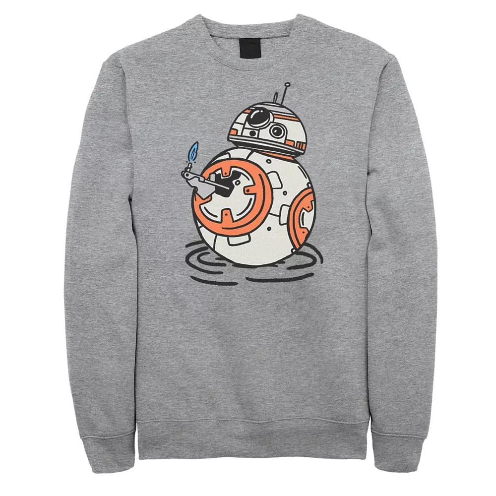 Men's Star Wars The Rise of Skywalker BB-8 Lighter Fleece Graphic Top,  Product Image