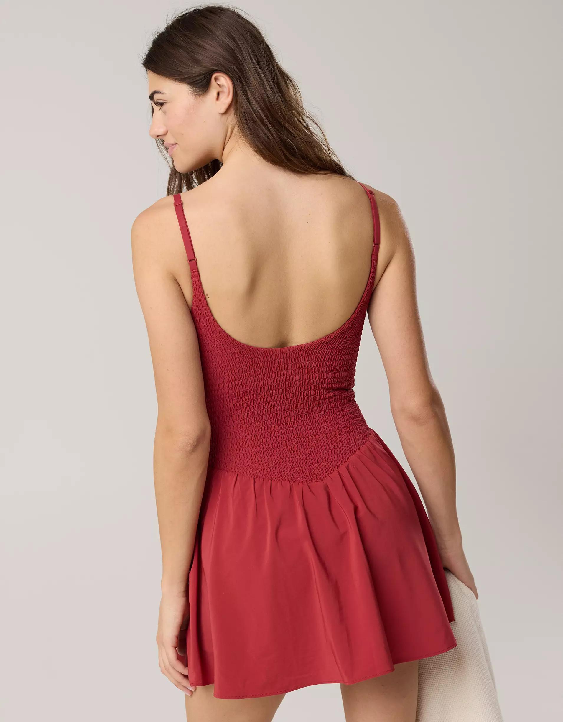 OFFLINE By Aerie Real Me Smocked Flowy Dress Product Image