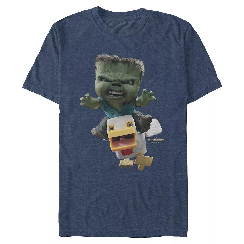 Men's Minecraft Chicken Jockey Attack Graphic Tee,  Product Image