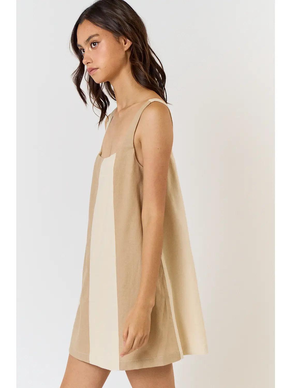 Coastal Charm Linen Dress Product Image