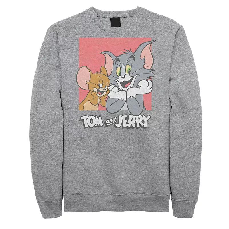 Big & Tall Tom and Jerry TJ Square Graphic Fleece, Men's,  Product Image