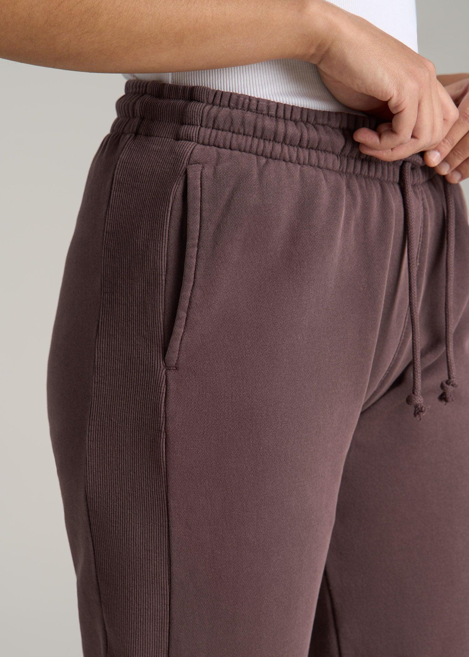 Wearever Fleece Regular Fit Sweatpants for Tall Women in Dusty Merlot Female Product Image
