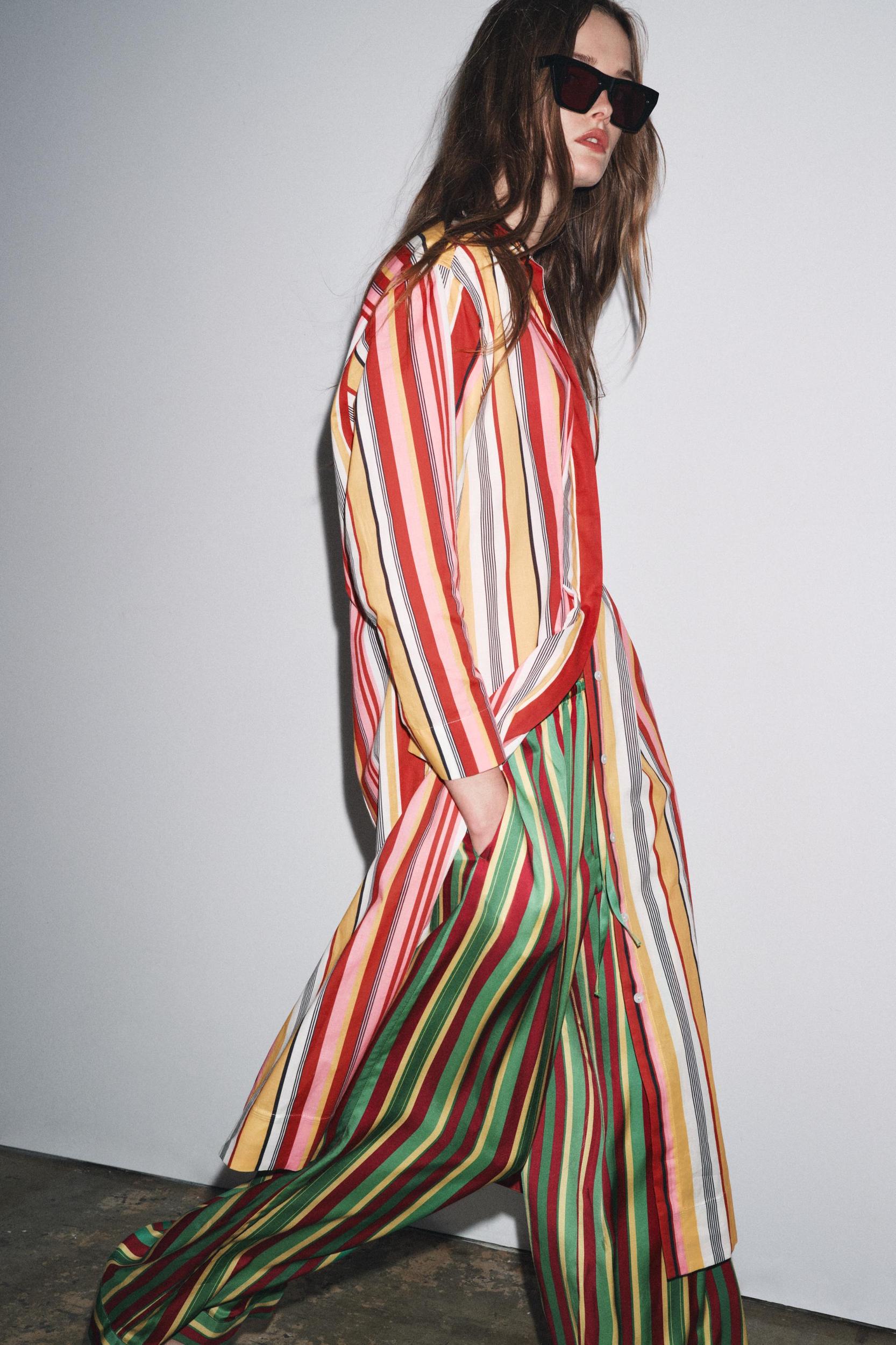 ZW COLLECTION STRIPED SHIRT DRESS Product Image