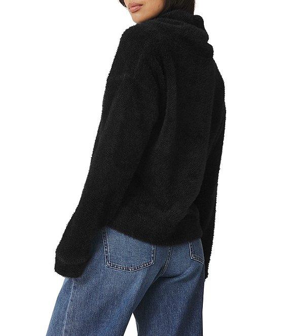 Splendid Rowan Fuzzy Knit Cowl Neck Long Sleeve Top Product Image