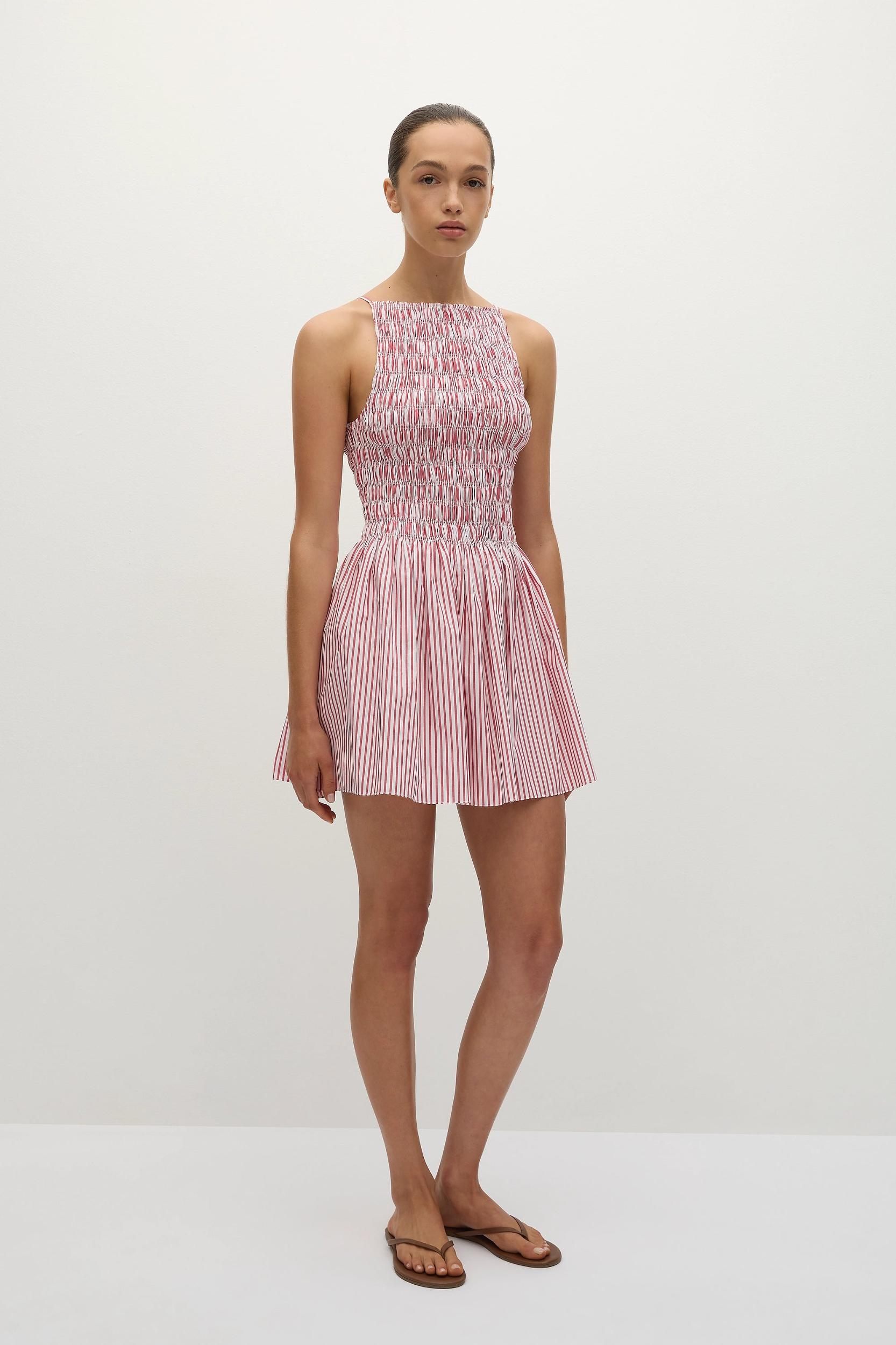 Laia Mini Dress Riviera Stripe - Final Sale Product Image