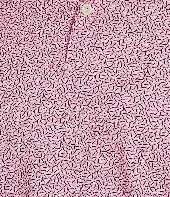 Cremieux Blue Label Slim Fit Stretch Abstract Print Polo Shirt Product Image