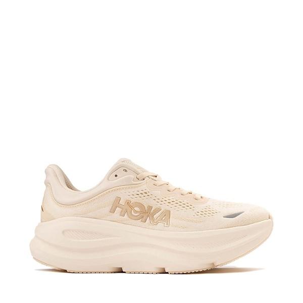 HOKA Womens HOKA Bondi 9 - Womens Shoes Birch/Vanilla Product Image