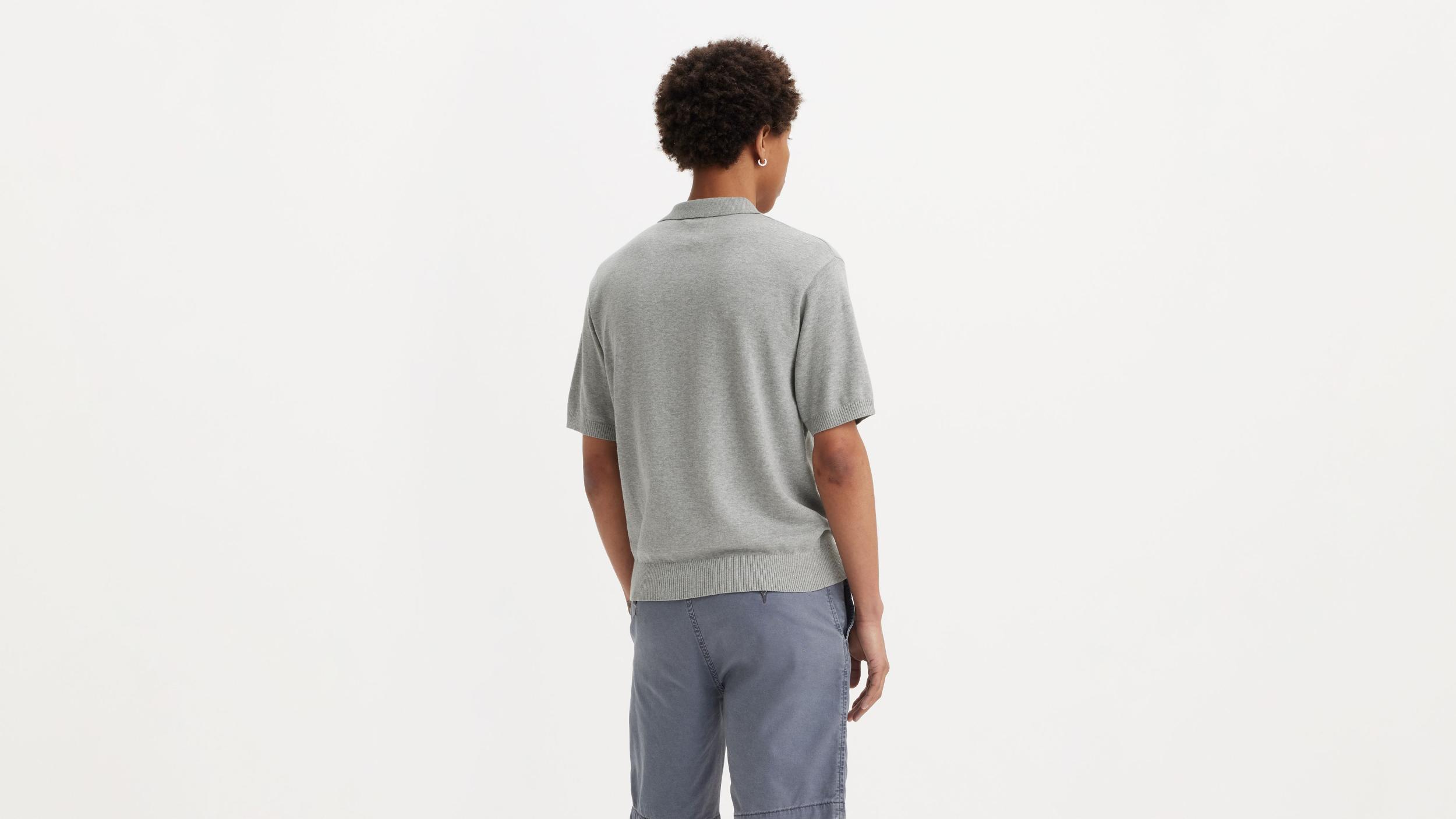 Sweater Knit Polo Shirt Product Image