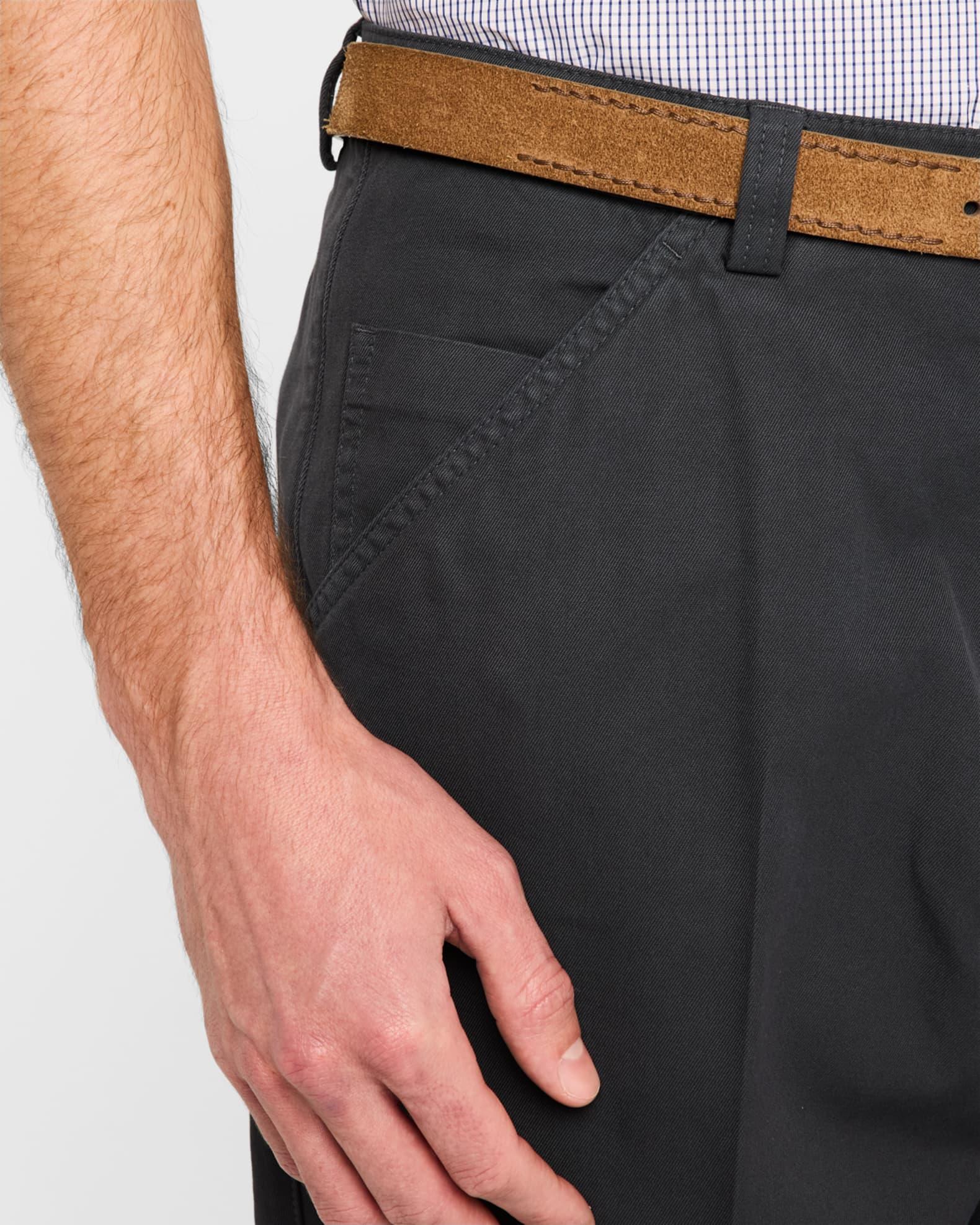 Men's Exclusive Cotton Five-Pocket Pants Product Image