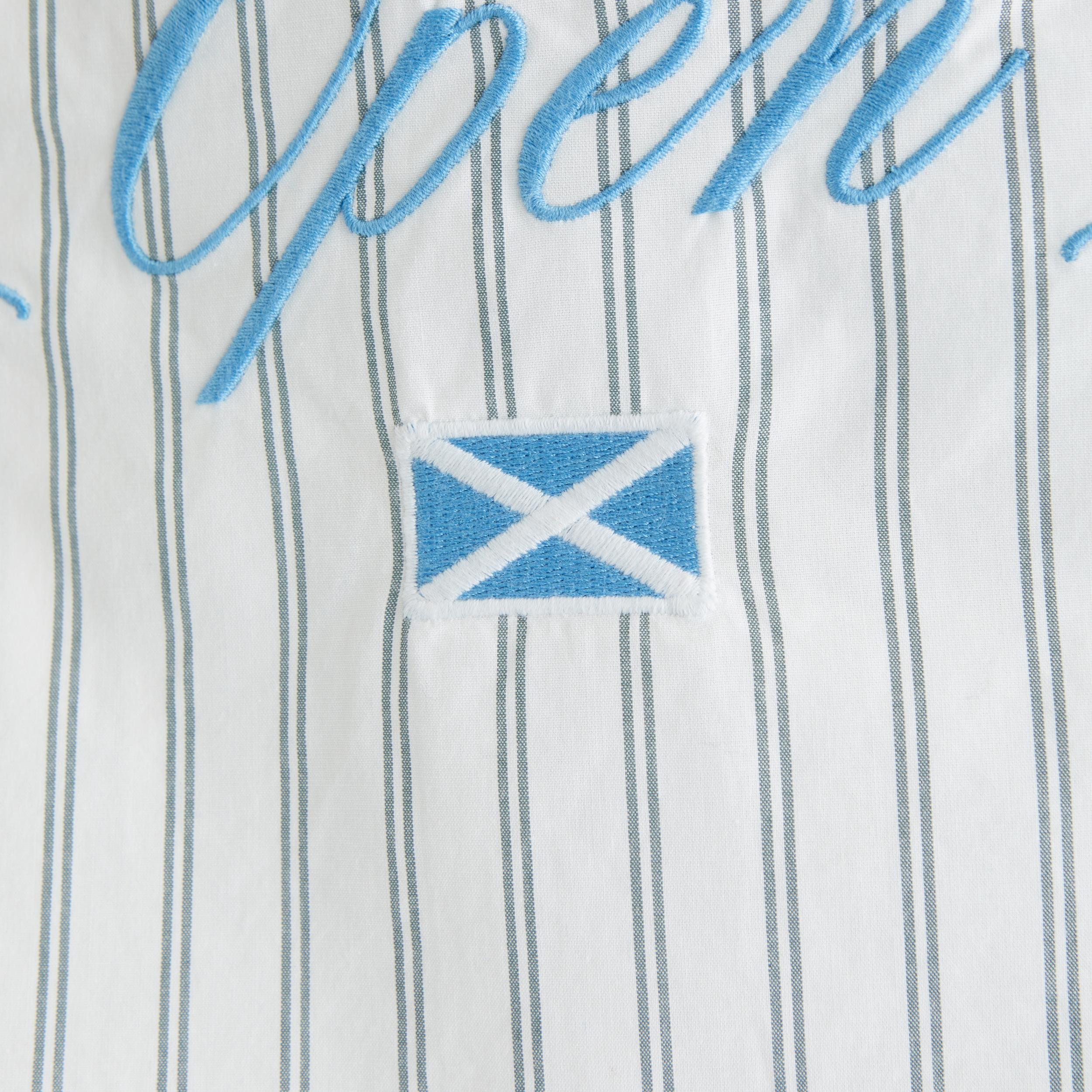 Short Sleeve Cropped PGA Scottish Open Button-Up Shirt Product Image