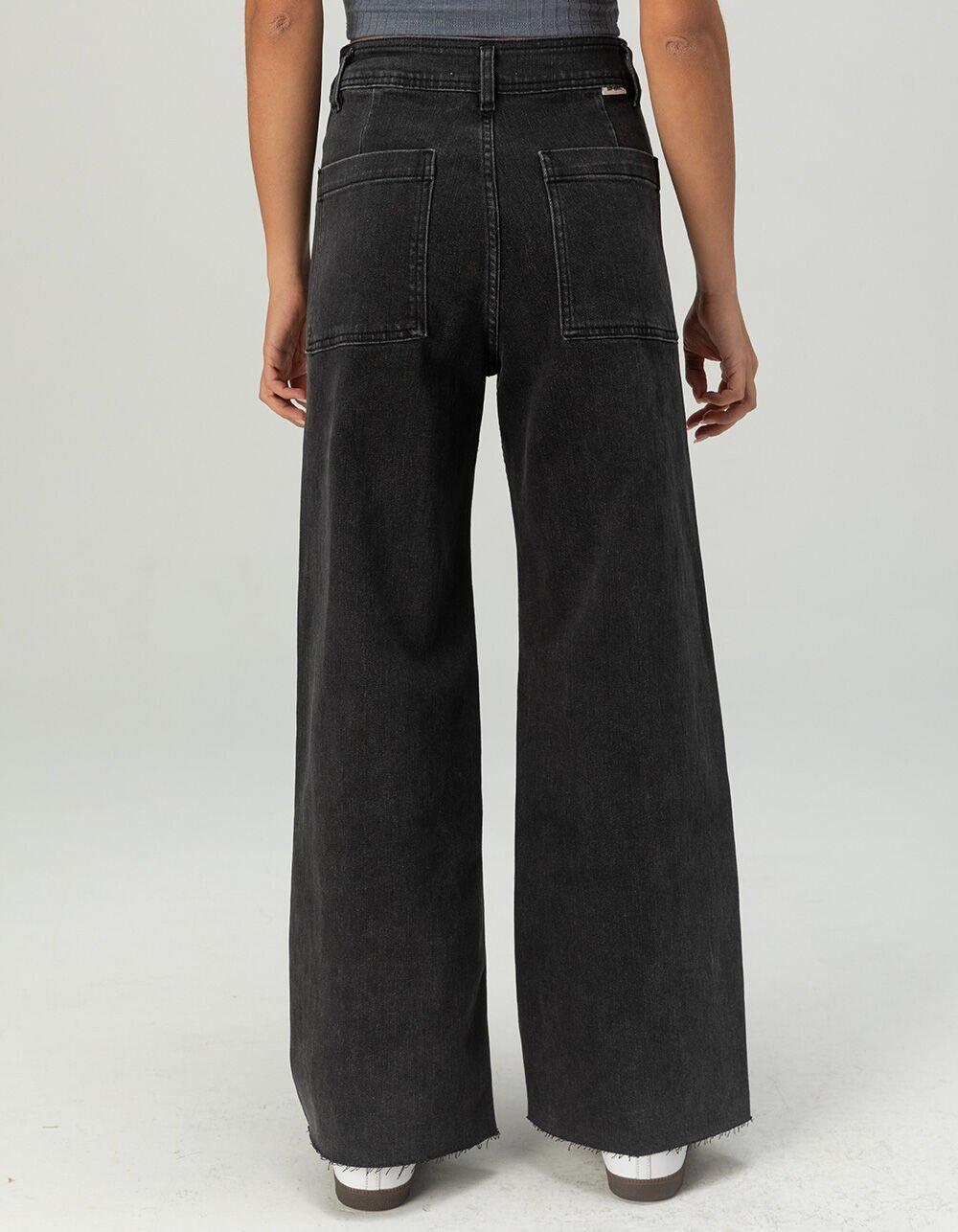 RIP CURL Holiday Denim Wide Leg Womens Jeans - BLACK DENIM Product Image