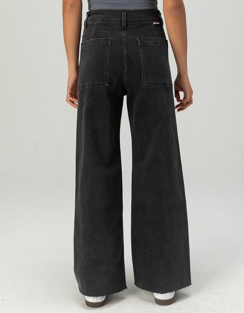 RIP CURL Holiday Denim Wide Leg Womens Jeans - BLACK DENIM Product Image