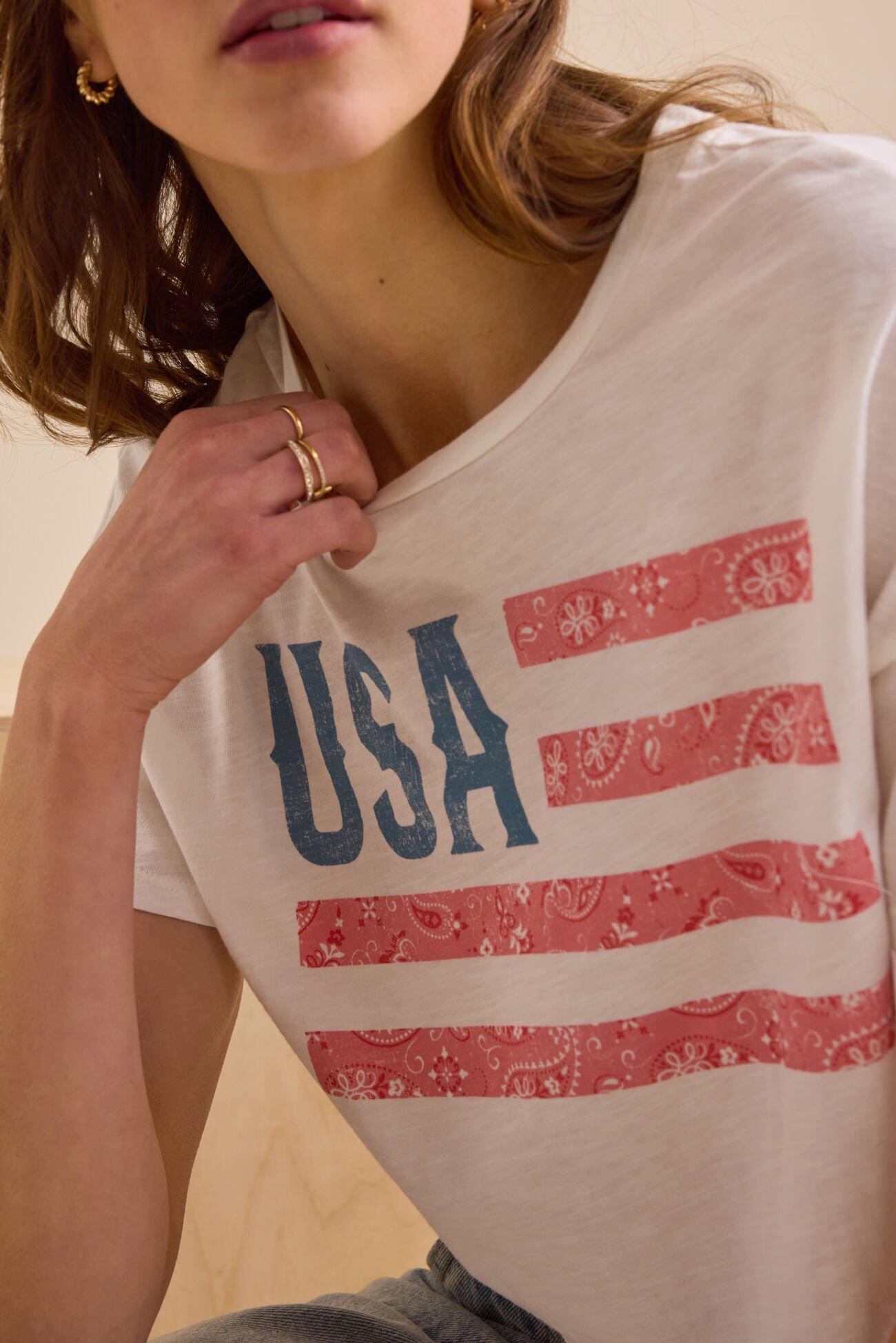 USA Bandana Graphic Tee Product Image