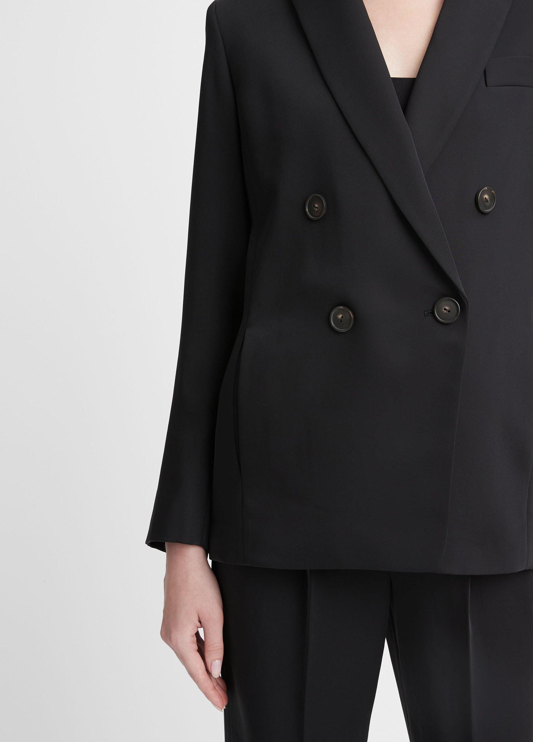 Soft Double-Breasted Blazer Product Image