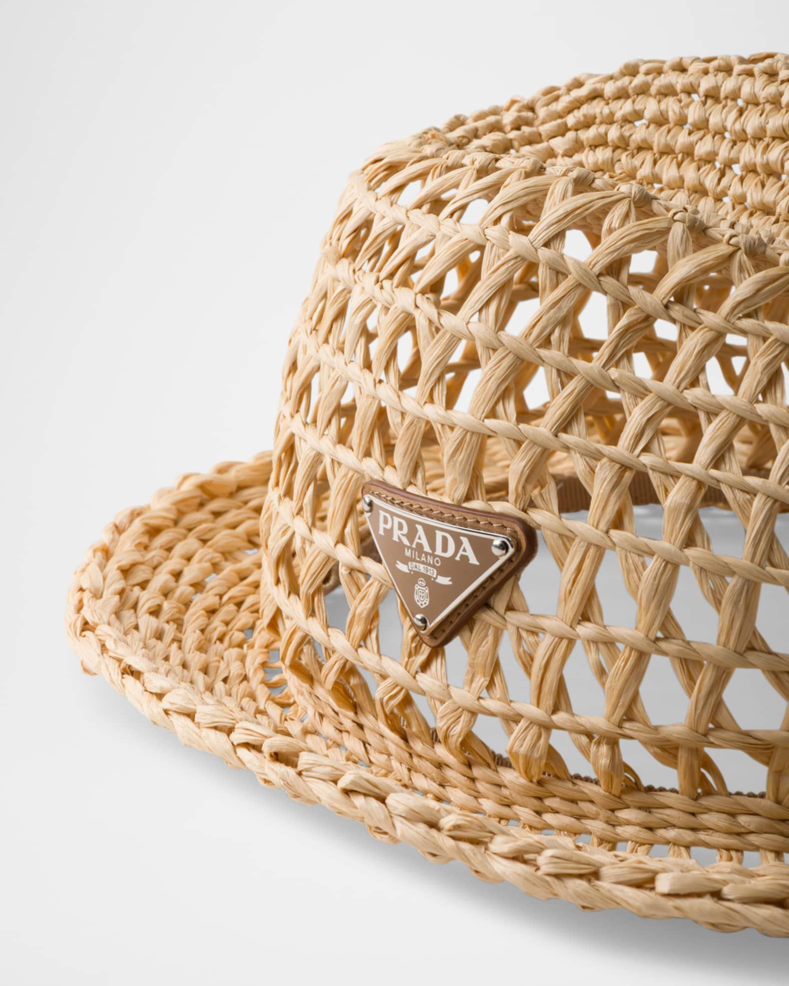 Men's Crochet Logo Fedora Hat Product Image