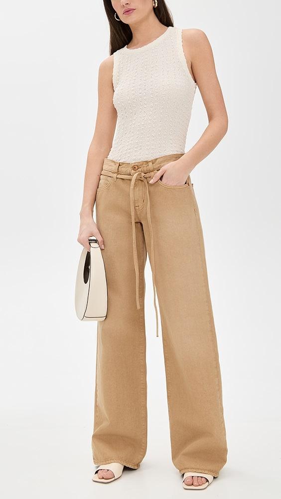 SLVRLAKE Mica Belted Jeans | Shopbop Product Image