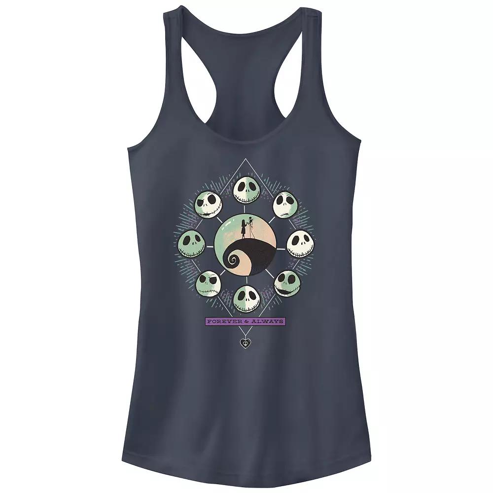 Disney's The Nightmare Before Christmas Jack Skellington Forever And Always Juniors' Racerback Tank Top, Girl's,  Product Image