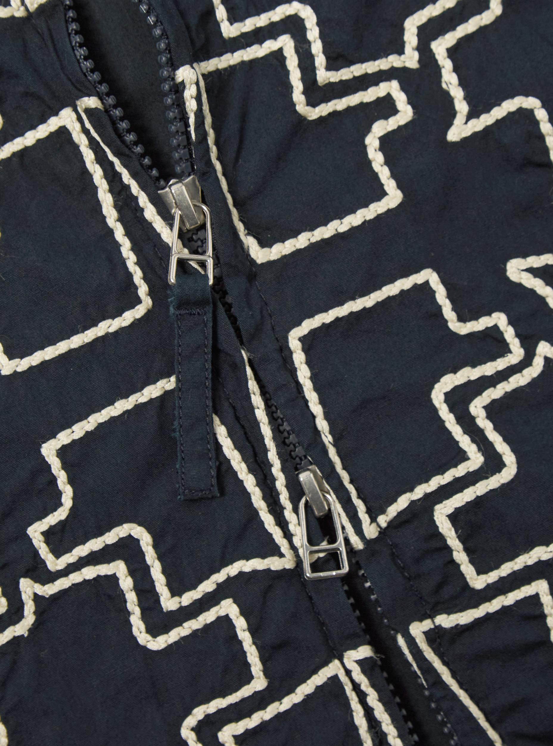 Universal Works Club Jacket in Navy Mitla Broadcloth Product Image